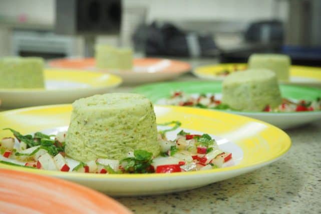 Fertige Flans Flans aus Mairübchen